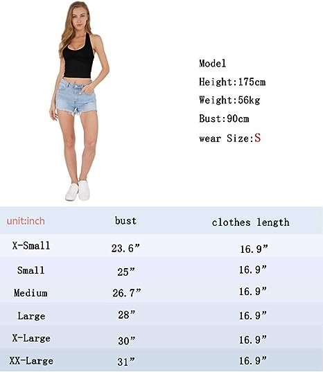 Women's Cropped Halter Top V Neck Cropped Tank Top Sleeveless Backless Top