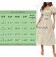 Women's Bohemian Summer Plaid Square Neck Puff Sleeve Ruffle Midi Dress